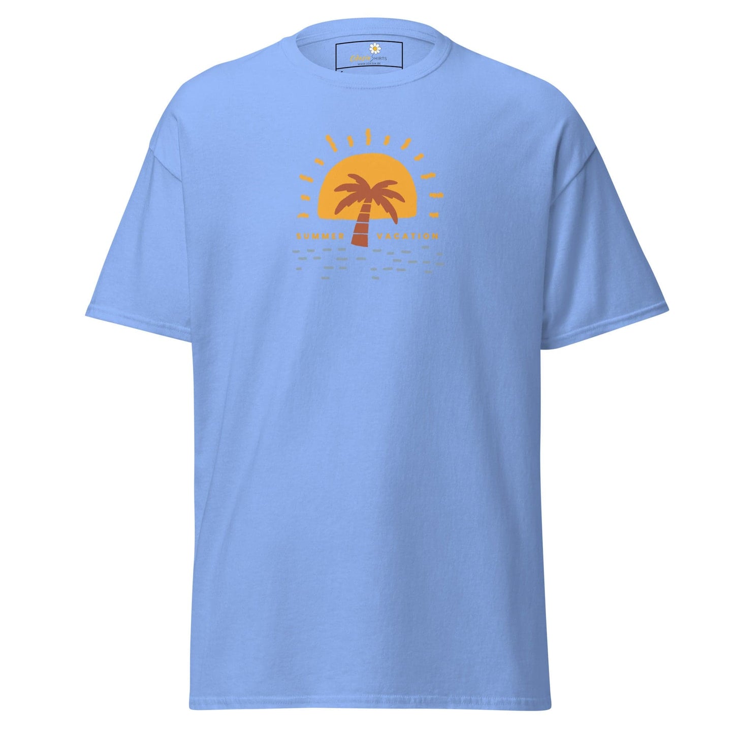 Unisex classic tee - SUMMER VACATION - REGULAR - Carolina Blue / S