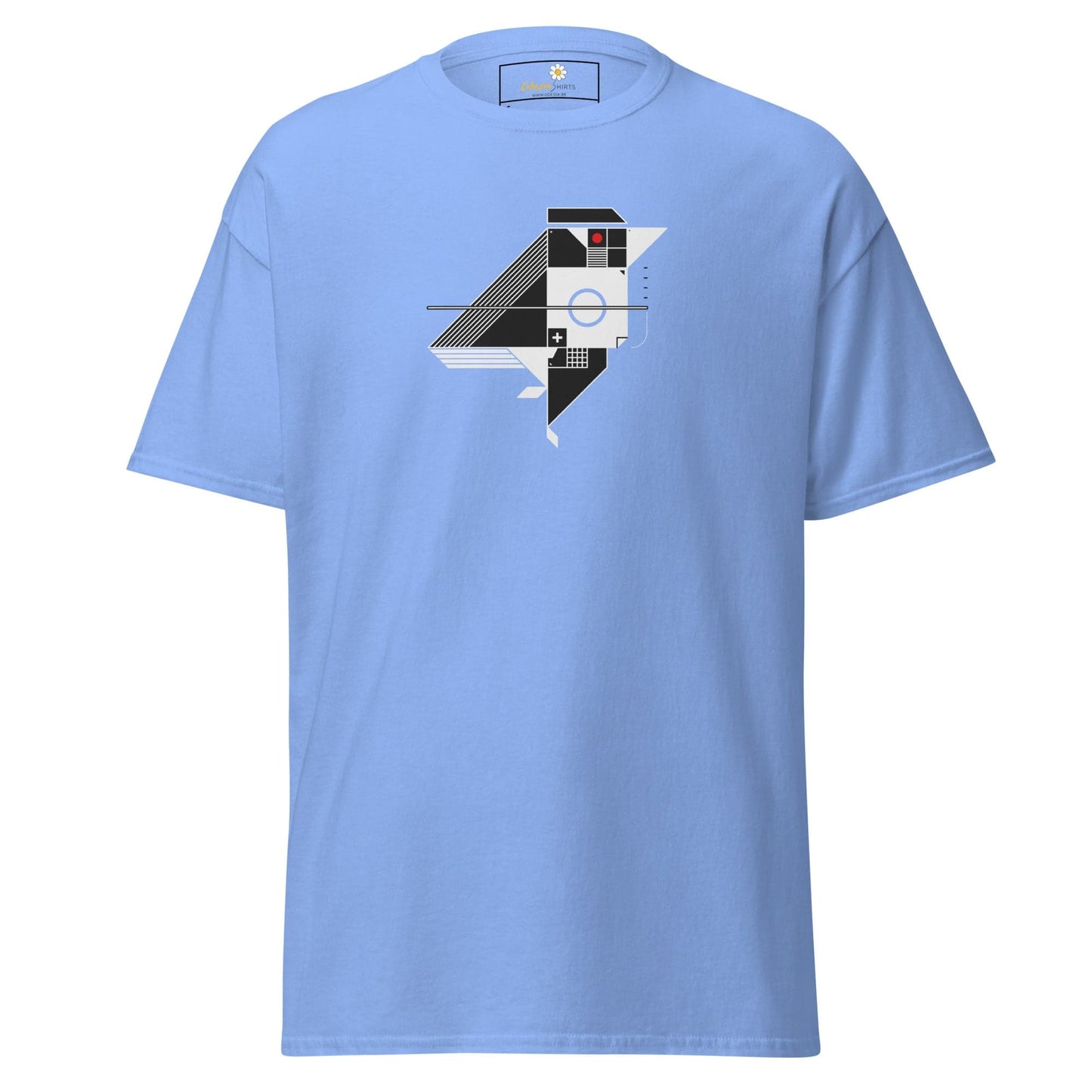 Unisex classic tee - ABSTRACT BIRD - REGULAR - Carolina Blue / S