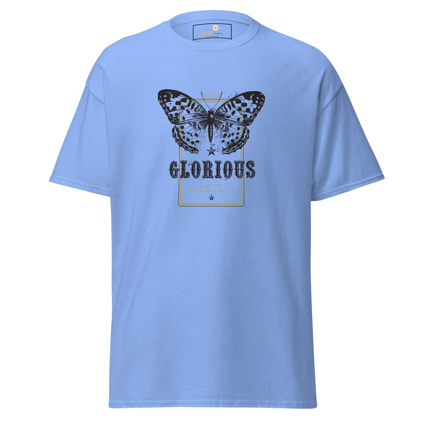Unisex classic tee - ANIMALS GLORIOUS BUTTERFLY - REGULAR - Carolina Blue / S
