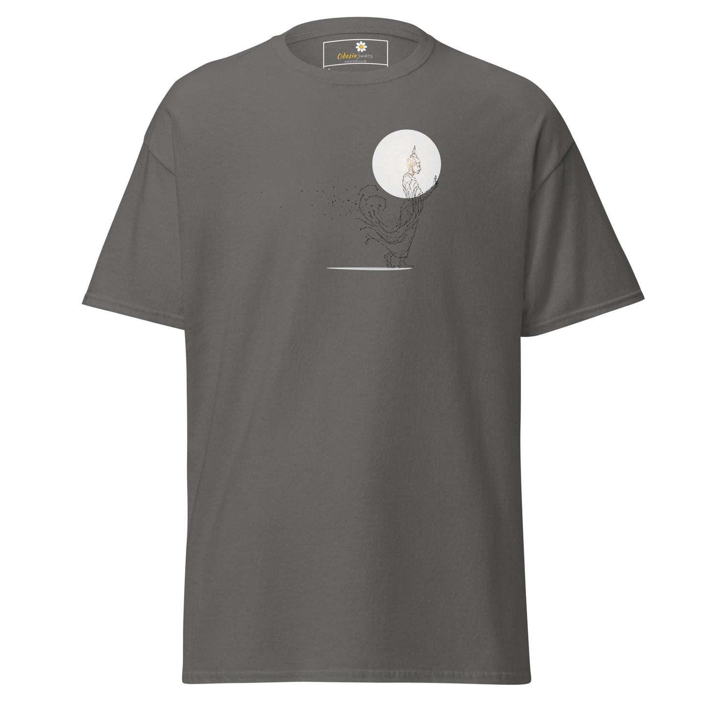 Unisex classic t-shirt - SPIRITUAL ZEN MASTER - REGULAR - Charcoal / S