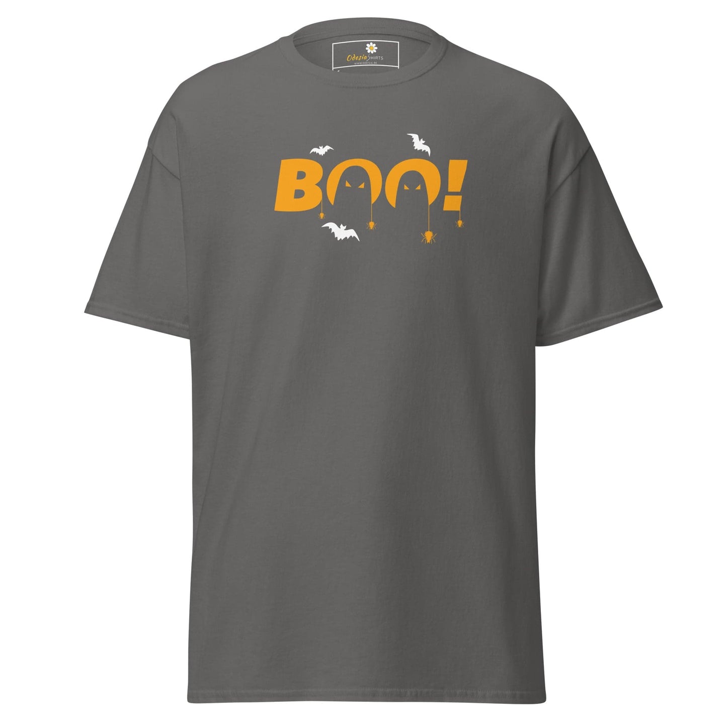 Unisex classic t-shirt - SEASONAL HALLOWEEN BOO - REGULAR - Charcoal / S