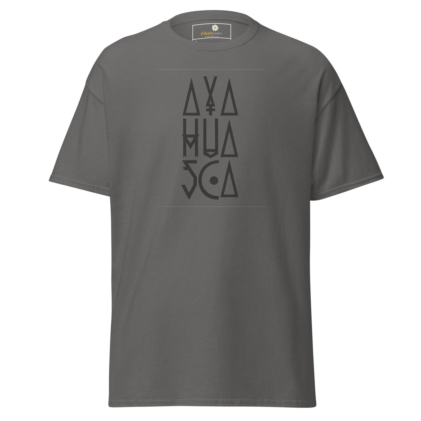 Unisex classic t-shirt - MYSTIC AYAHUASCA - REGULAR - Charcoal / S