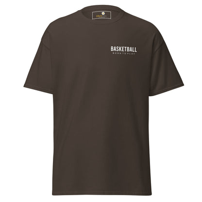 Unisex classic t-shirt - SPORT BASKETBALL - REGULAR - Dark Chocolate / S