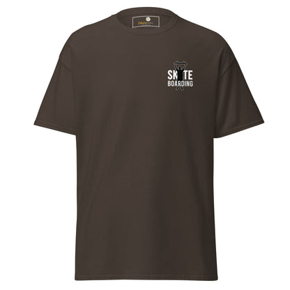 Unisex classic t-shirt - SPORT SKATEBOARDING - REGULAR - Dark Chocolate / S