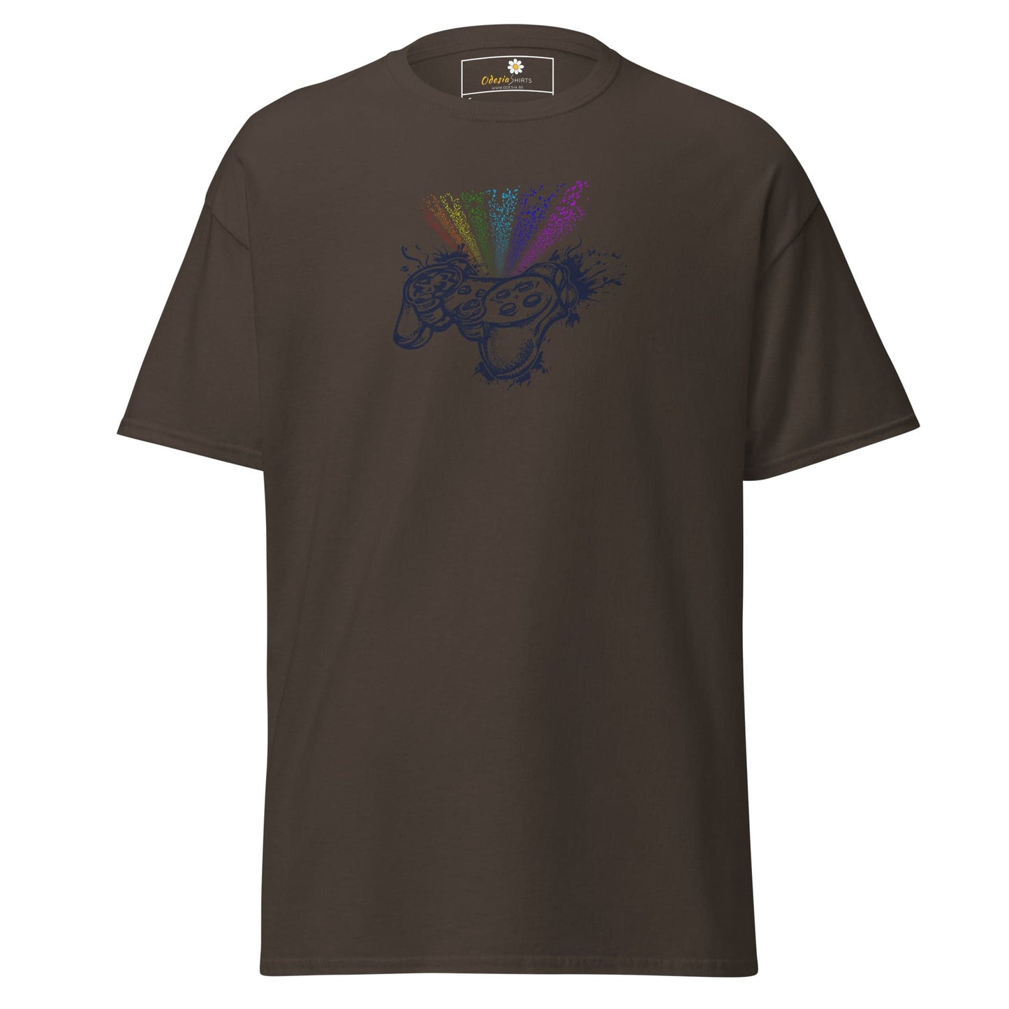 Unisex classic tee - IT COLORFUL GAMER - REGULAR - Dark Chocolate / S