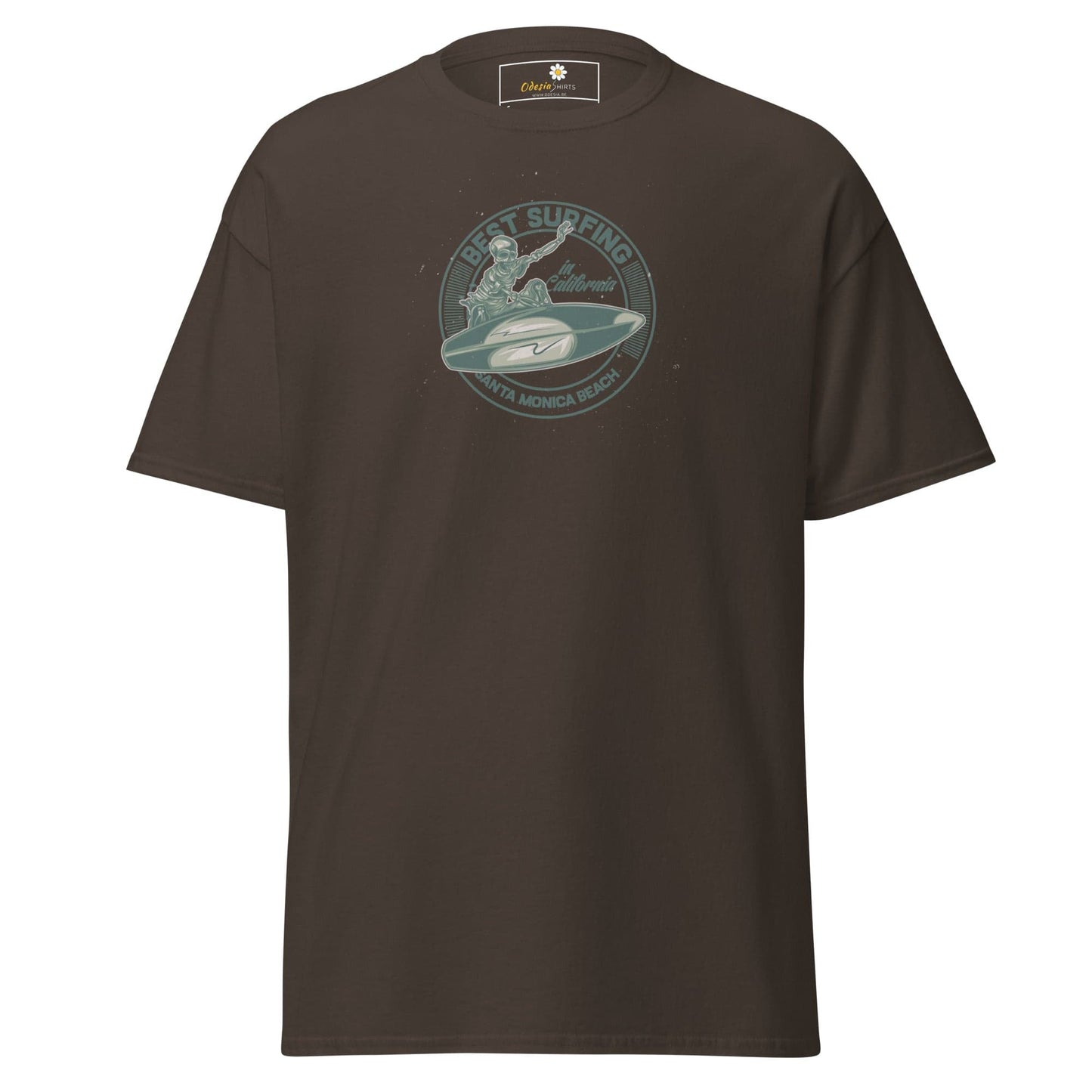 Unisex classic t-shirt - SPORT BEST SURFING - REGULAR - Dark Chocolate / S