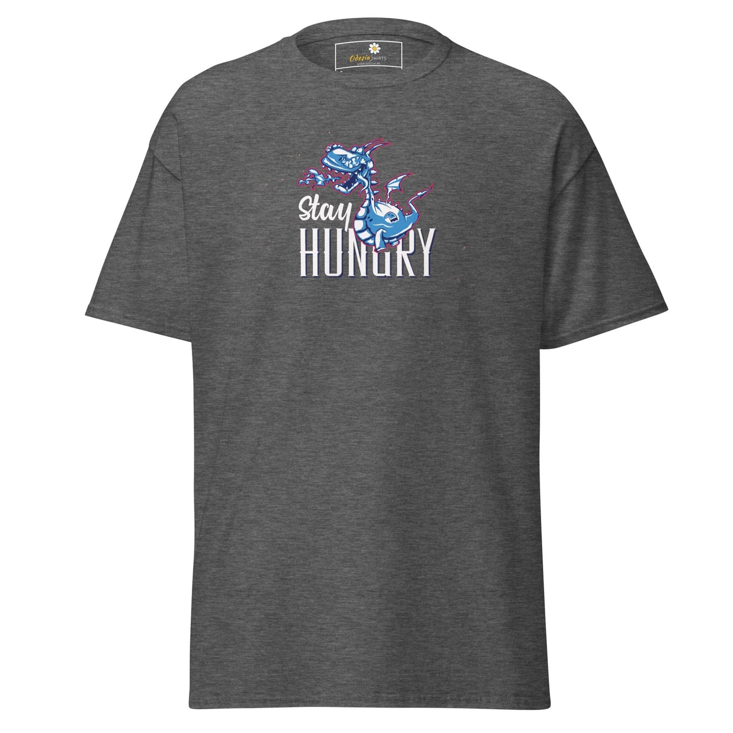 Unisex classic t-shirt - FUN STAY HUNGRY - REGULAR - Dark Heather / S