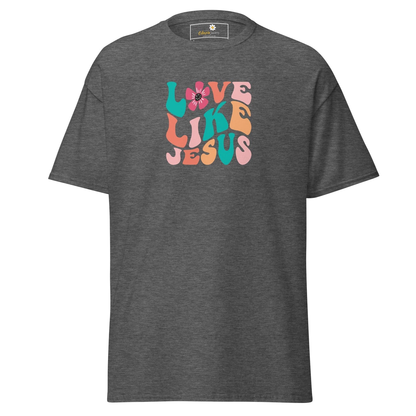 Unisex classic tee - SPIRITUAL LOVE LIKE JESUS - REGULAR - Dark Heather / S