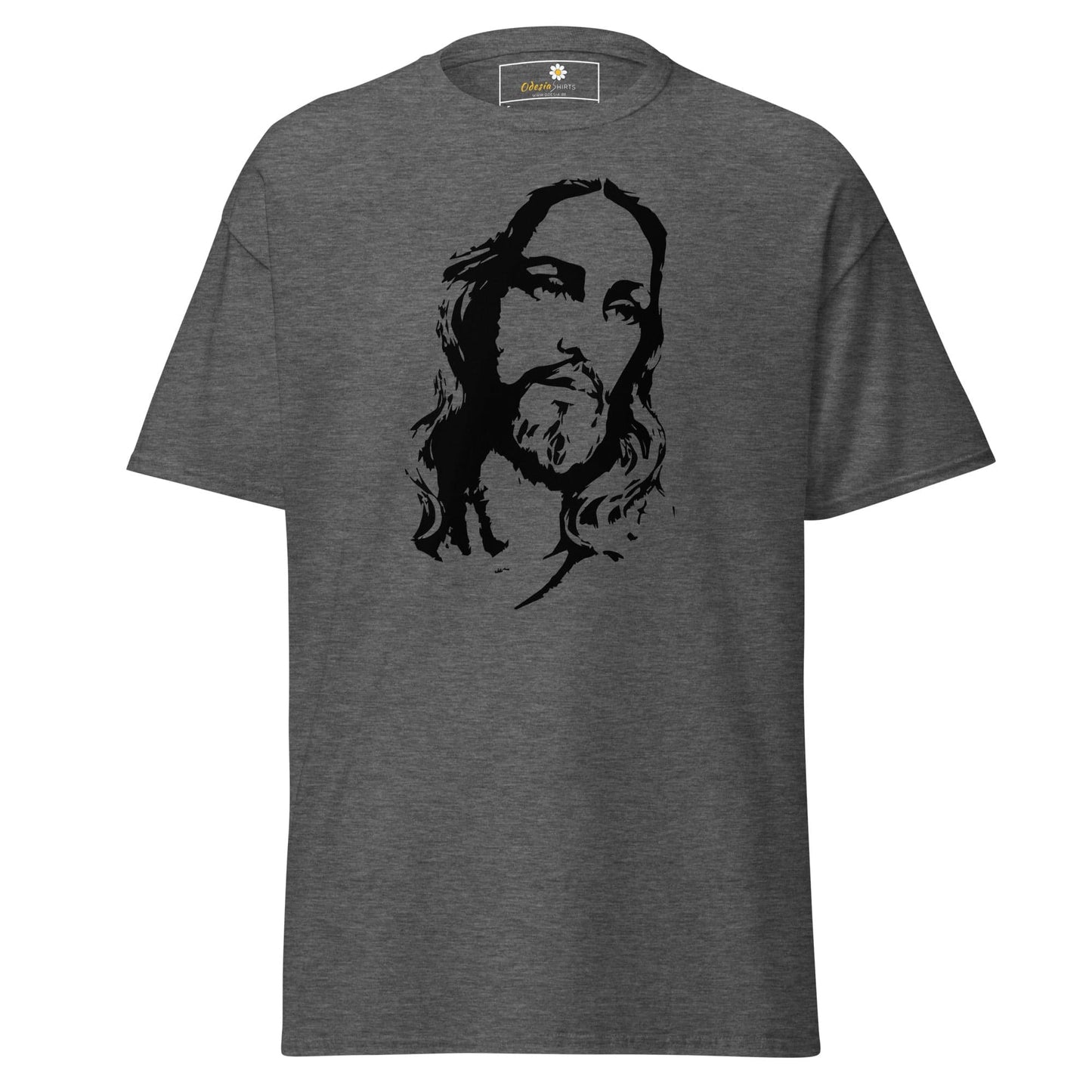Unisex classic tee - SPIRITUAL JESUS - REGULAR - Dark Heather / S