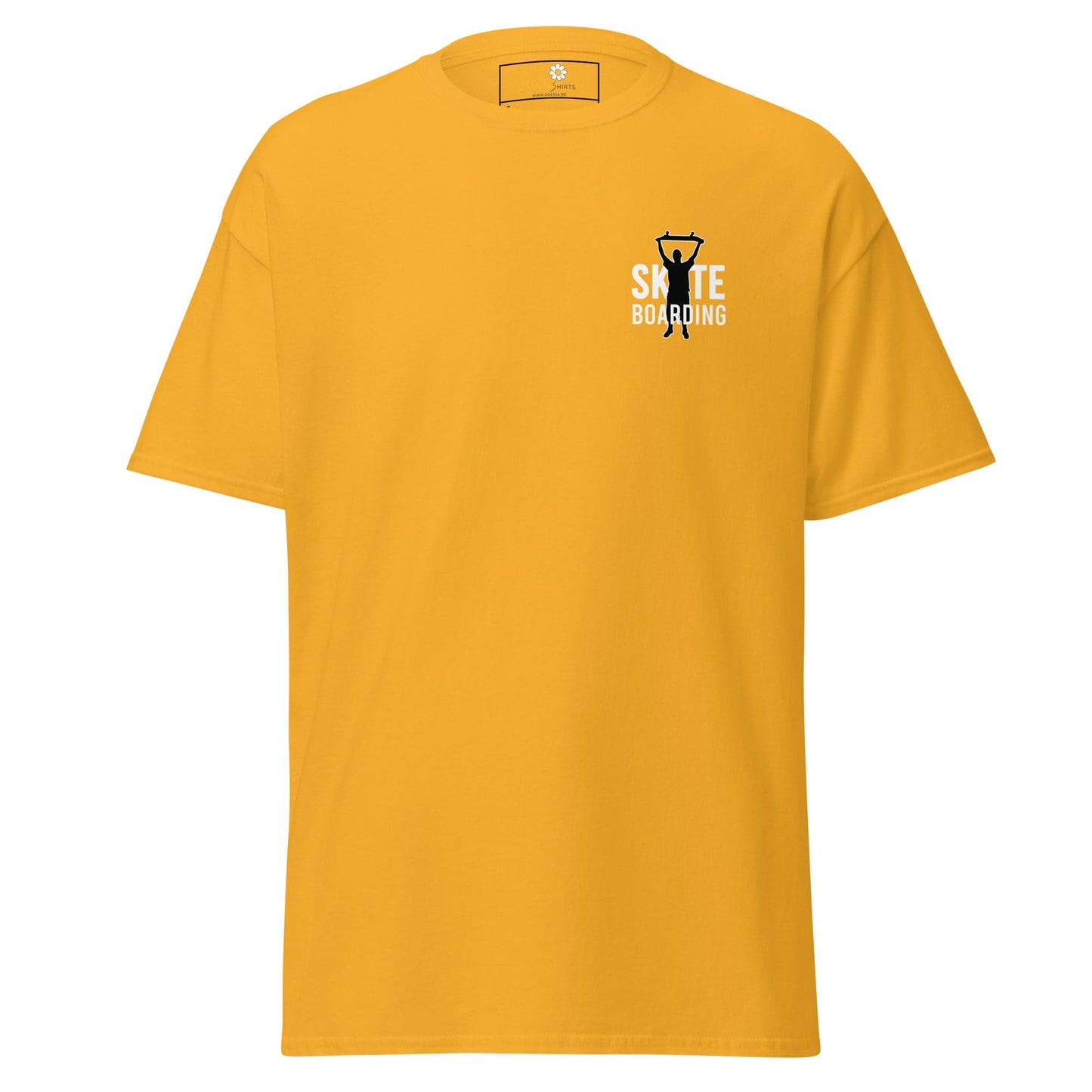 Unisex classic t-shirt - SPORT SKATEBOARDING - REGULAR - Gold / S