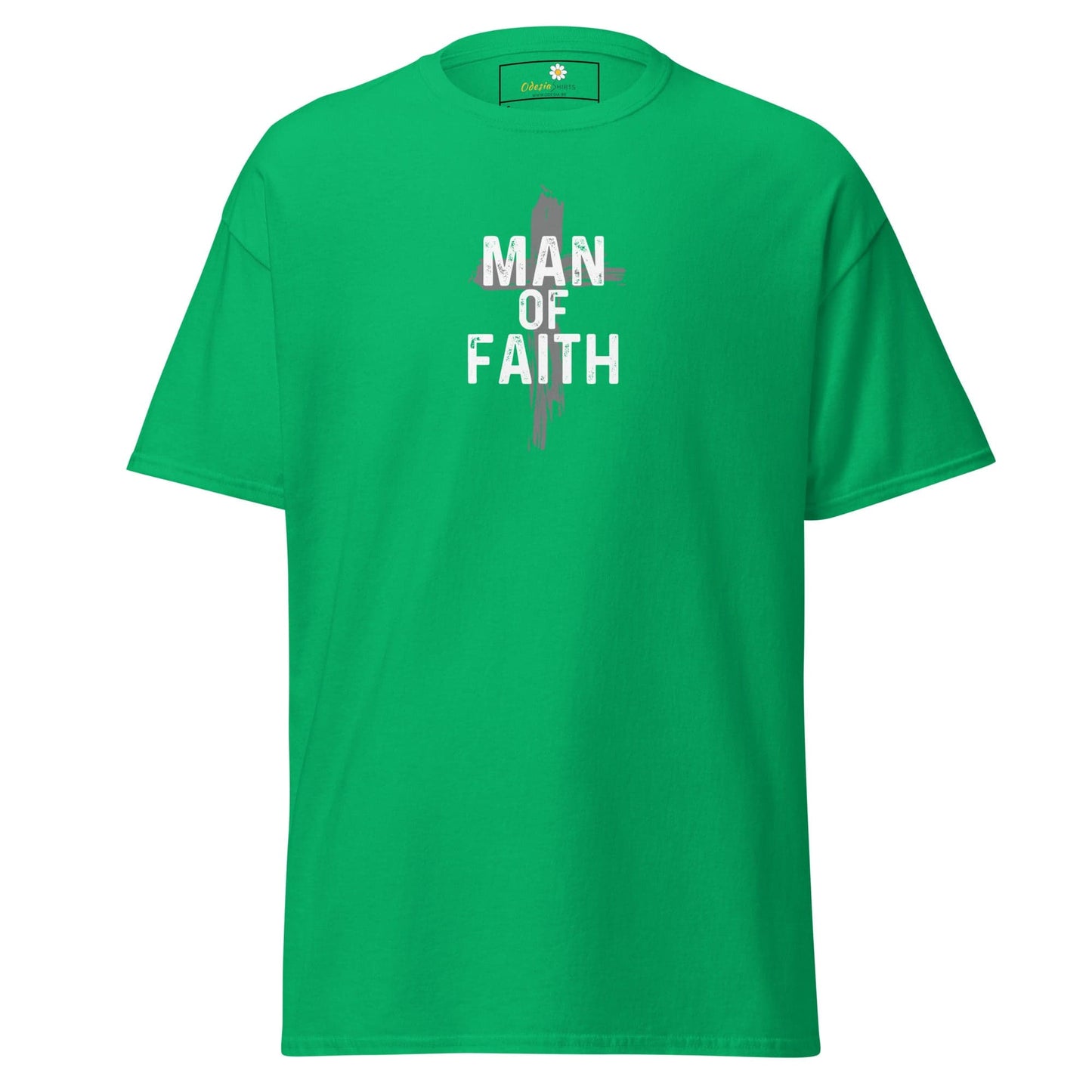 Unisex classic tee - SPIRITUAL MAN OF FAITH - REGULAR - Irish Green / S