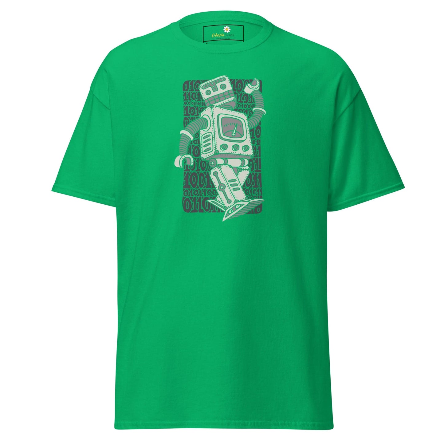 Unisex classic t-shirt - FANTASY ROBOTS NEVER DIE - REGULAR - Irish Green / S