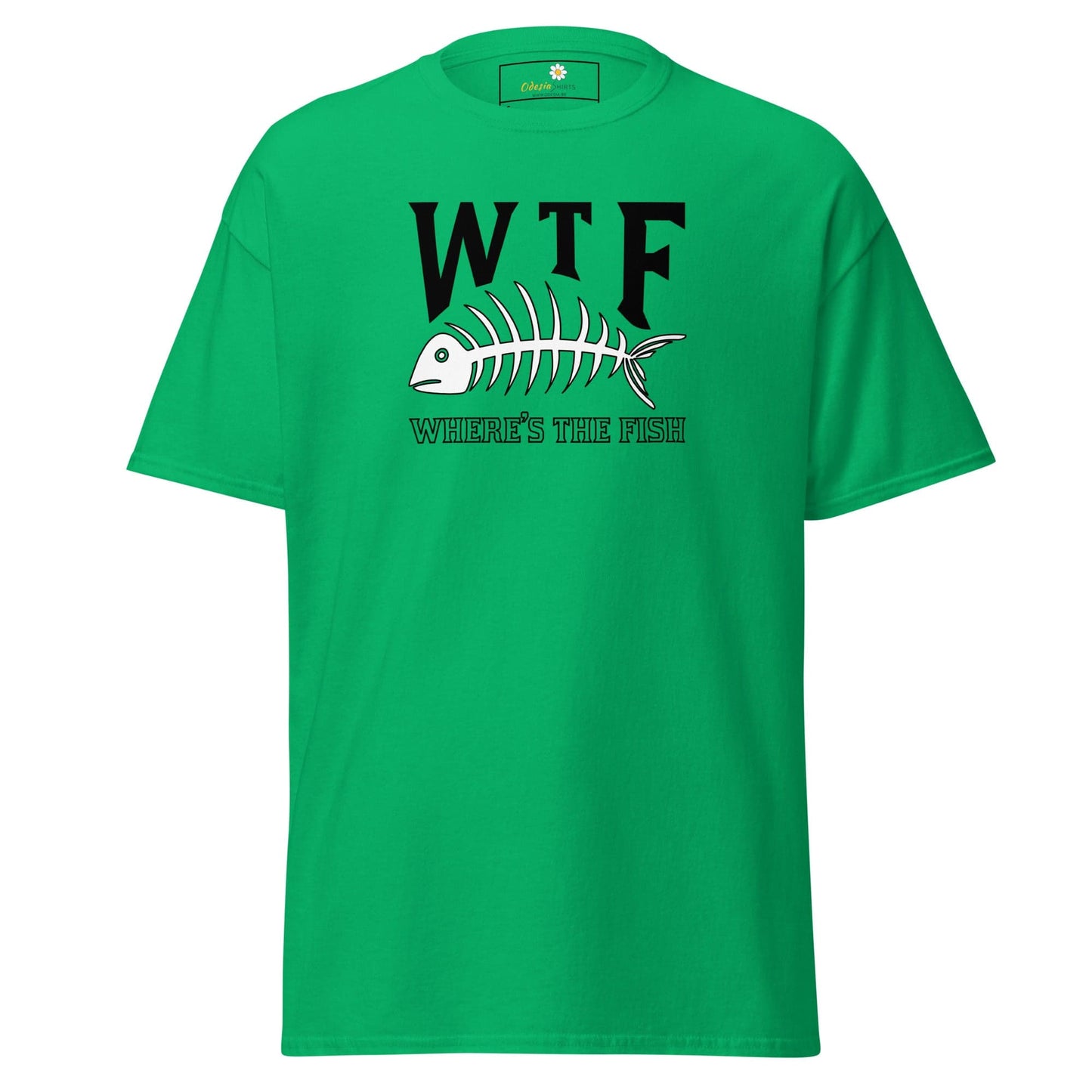 Unisex classic t-shirt - FUN WHERES THE FISH - REGULAR - Irish Green / S