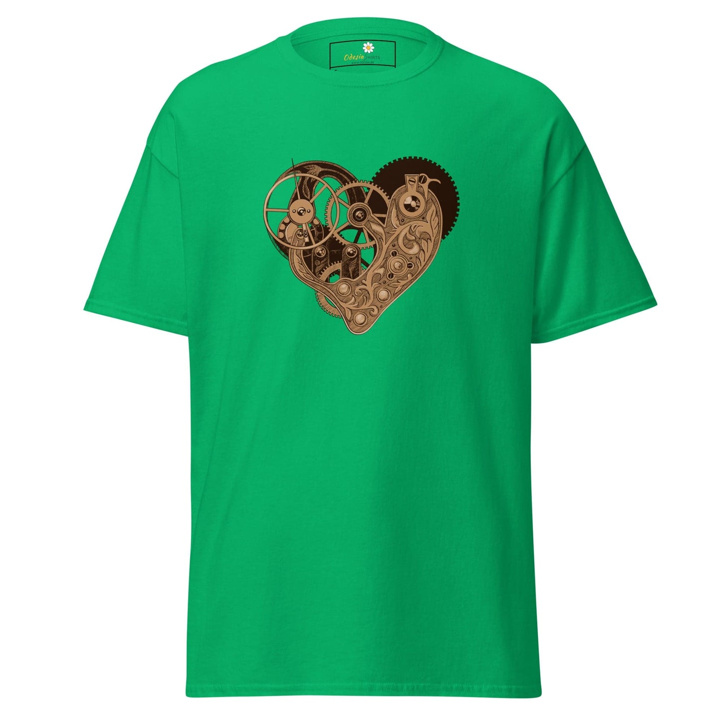 Unisex classic tee - ABSTRACT HEART - REGULAR - Irish Green / S