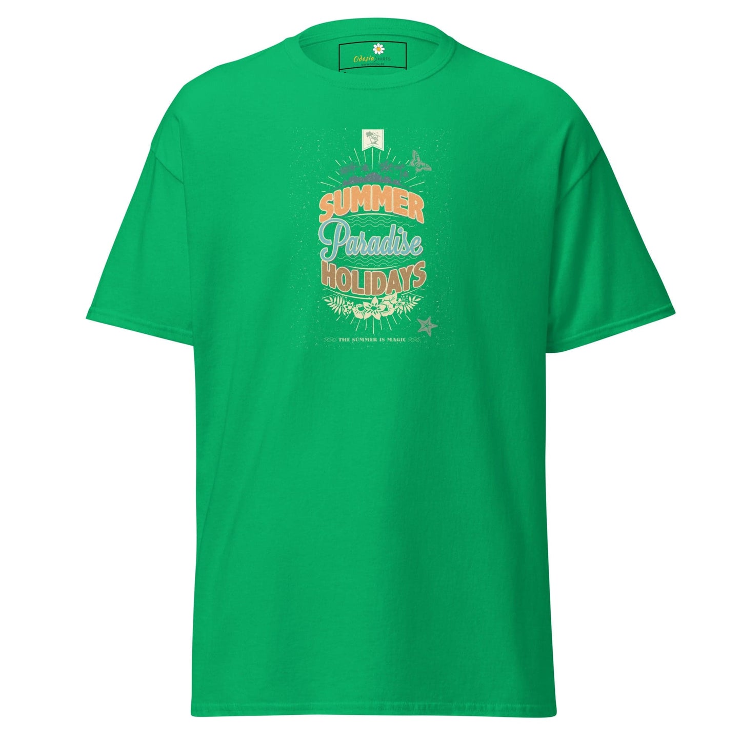 Unisex classic tee - SUMMER PARADISE - REGULAR - Irish Green / S
