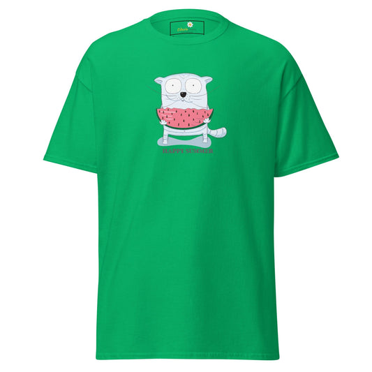 Unisex classic t-shirt - FUN ANIMALS HAPPY SUMMER - REGULAR - Irish Green / S