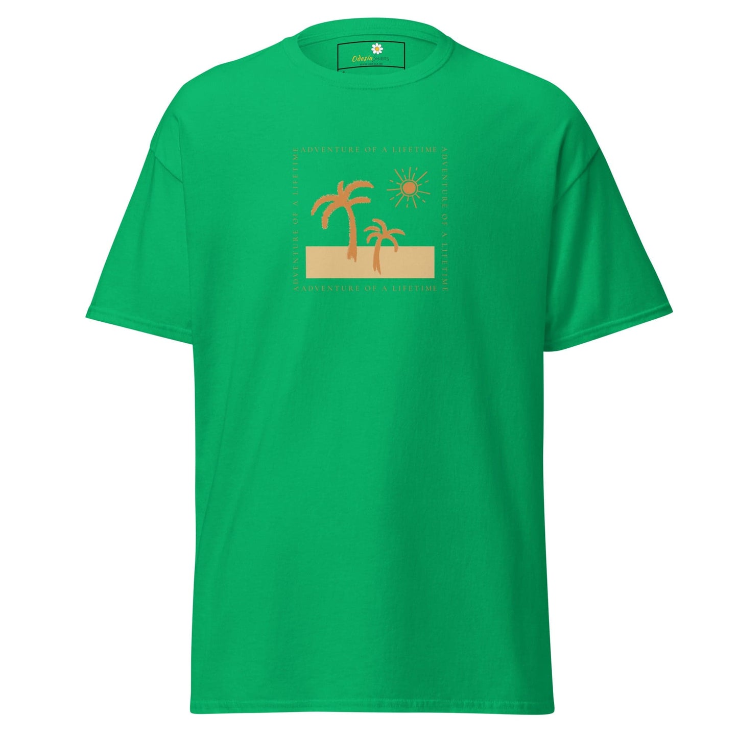 Unisex classic t-shirt - SUMMER PARADISE TREE SUN - REGULAR - Irish Green / S