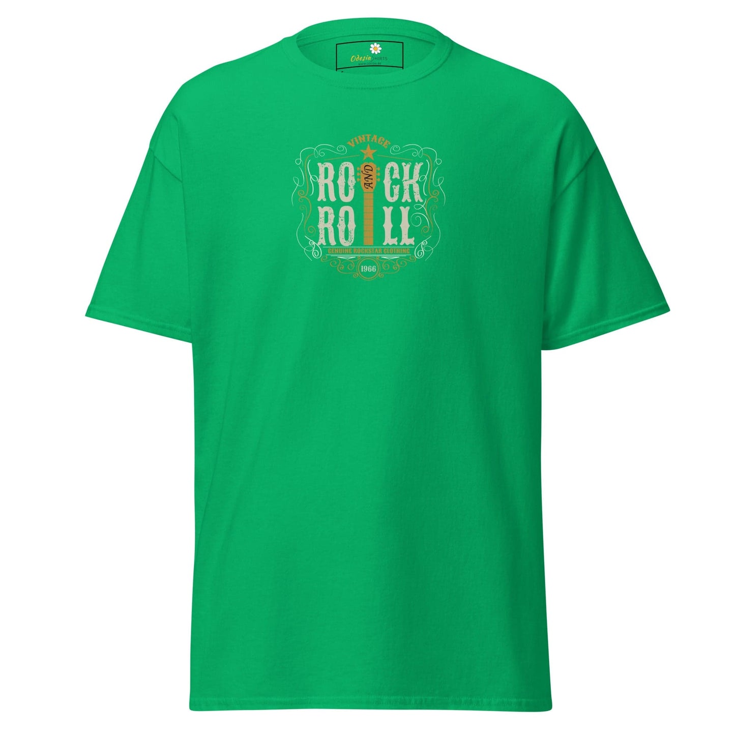 Unisex classic tee - MUSIC ROCK N ROLL - REGULAR - Irish Green / S