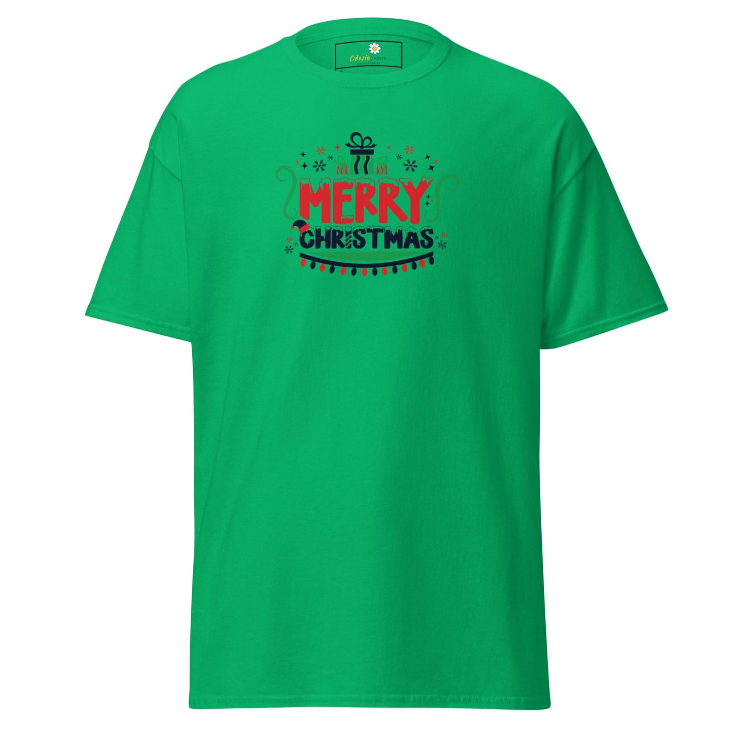 Unisex classic t-shirt - SEASONAL MERRY CHRISTMASS - REGULAR - Irish Green / S