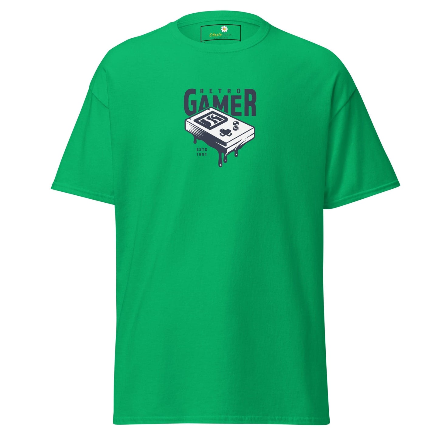 Unisex classic tee - IT RETRO GAMER - REGULAR - Irish Green / S