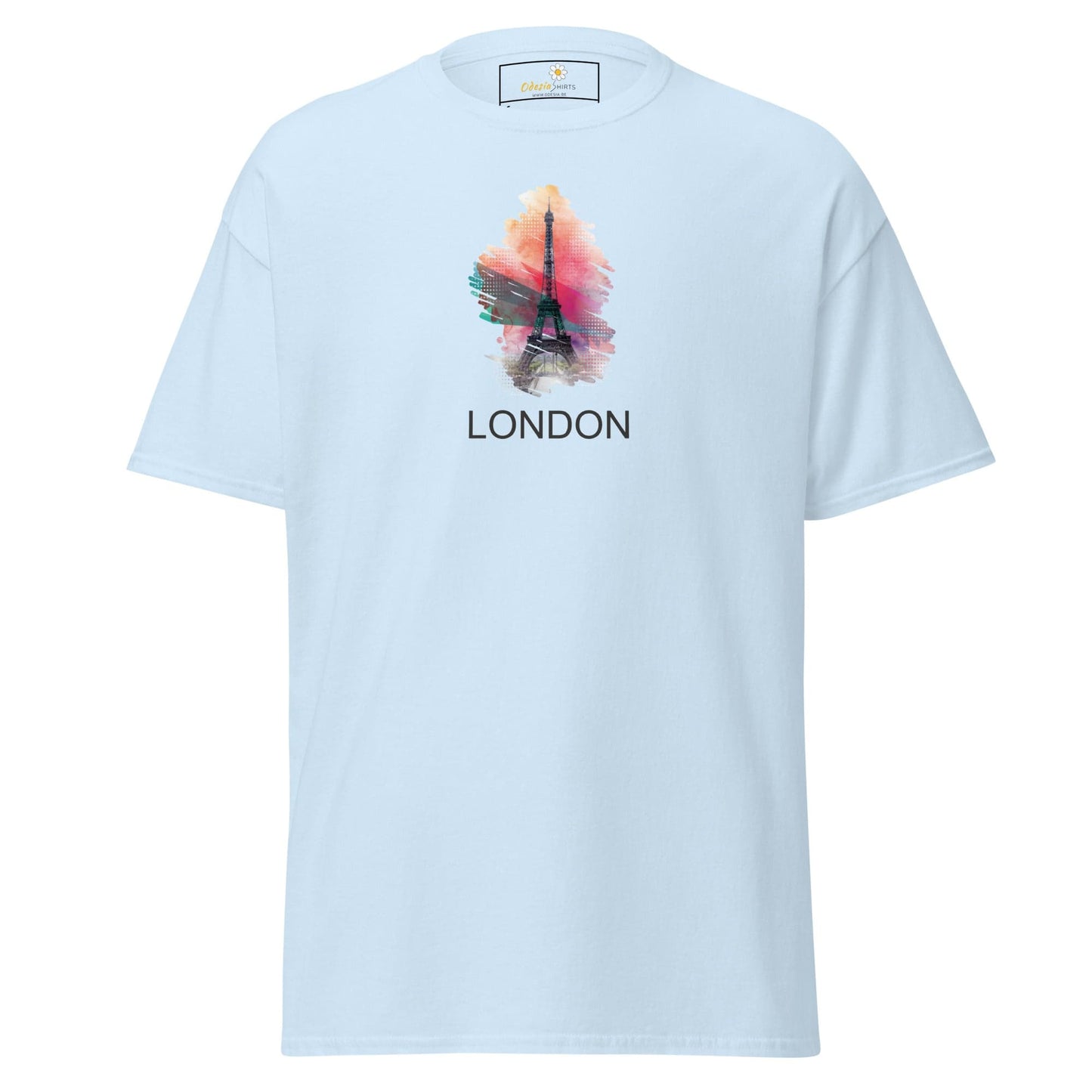 Unisex classic tee - COUNTRY LONDON PARIS - REGULAR - Light Blue / S