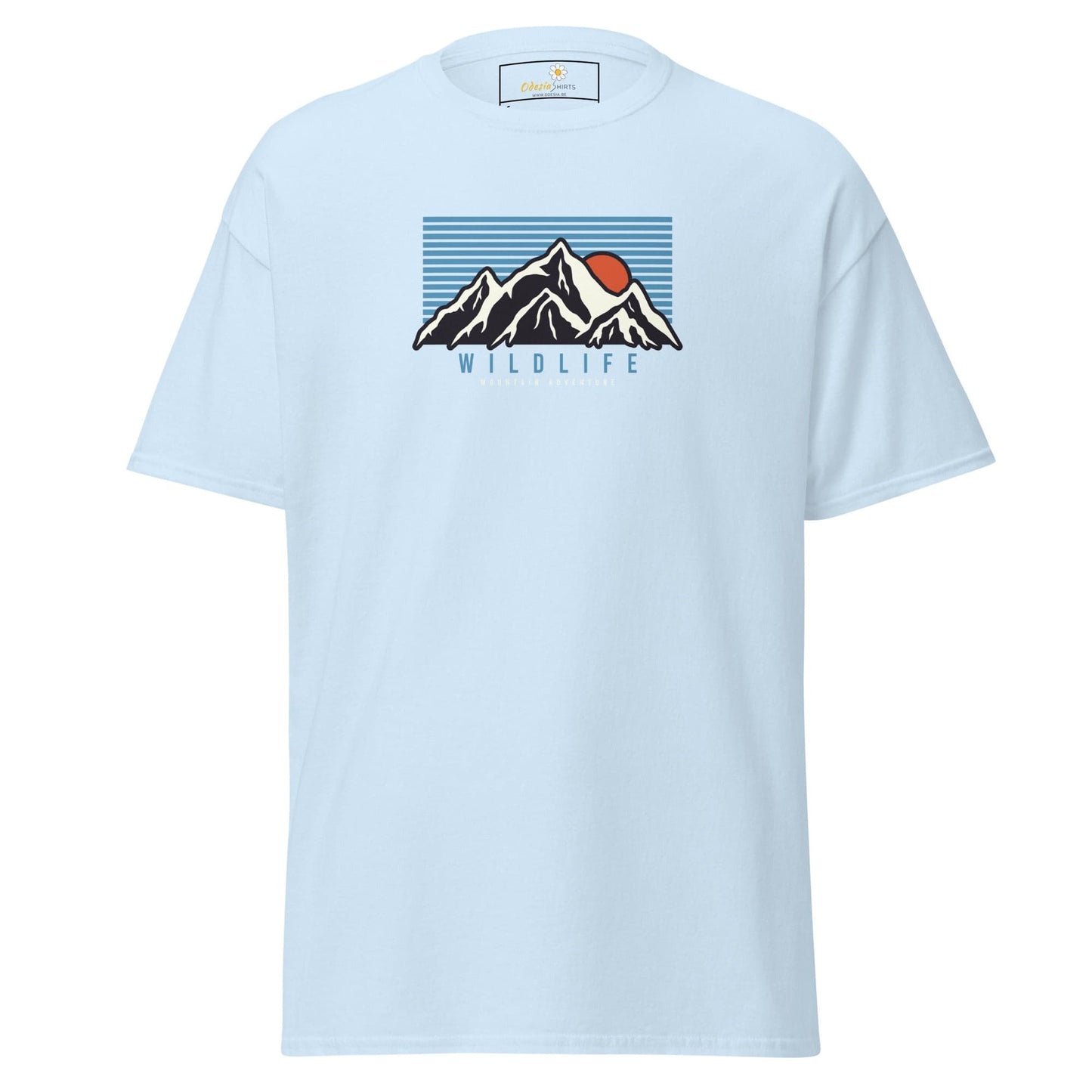Unisex classic tee - NATURE MOUNTAIN WILDLIFE - REGULAR - Light Blue / S