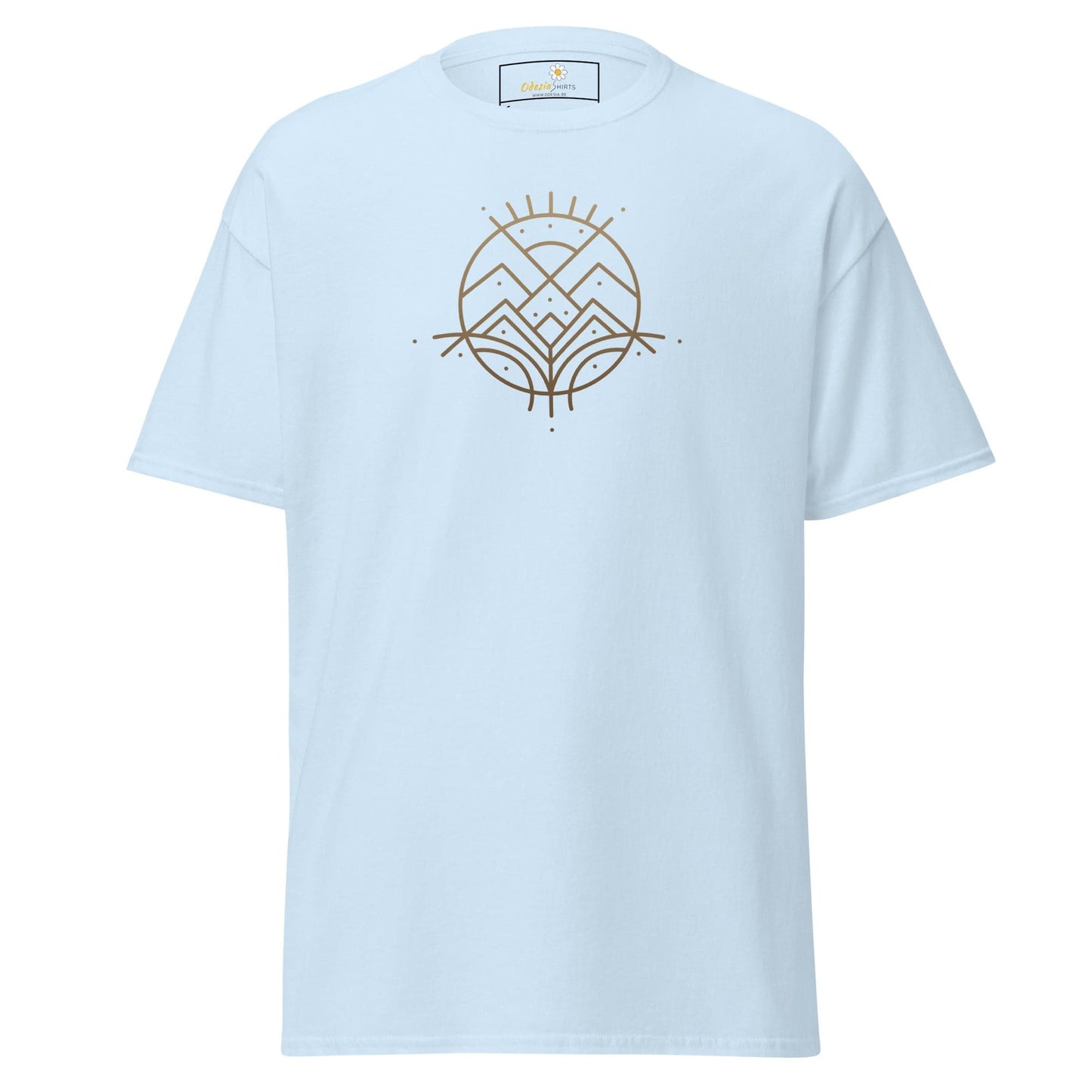 Unisex classic tee - ABSTRACT LANDSCAPE - REGULAR - Light Blue / S