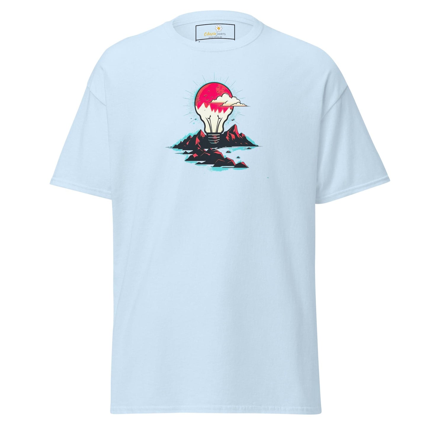 Unisex classic tee - MISC LIGHTBULB MOUNTAIN - REGULAR - Light Blue / S