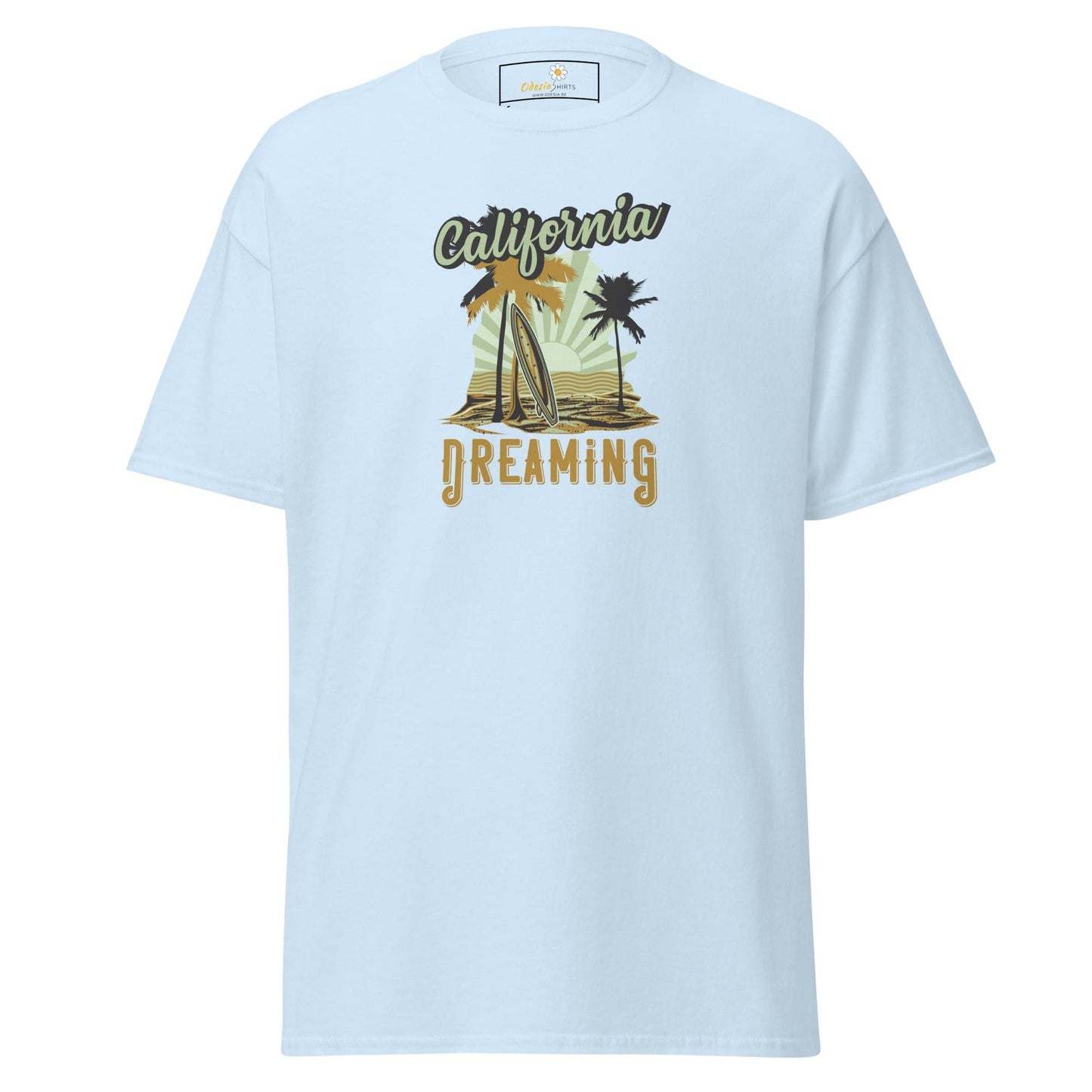 Unisex classic t-shirt - SUMMER CALIFORNIA DREAM - REGULAR - Light Blue / S