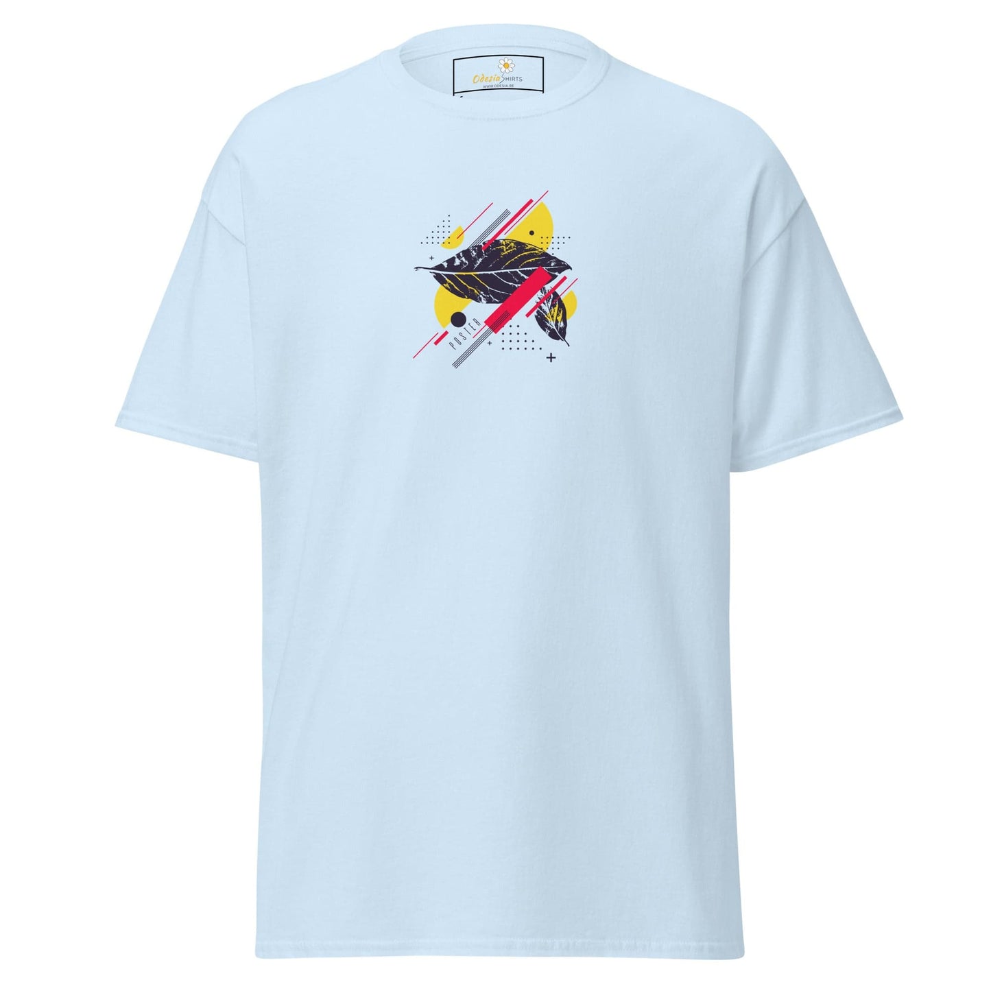 Unisex classic t-shirt - ABSTRACT SHAPES - REGULAR - Light Blue / S