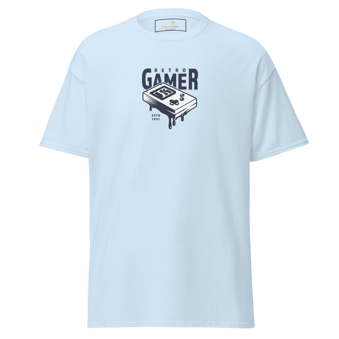 Unisex classic tee - IT RETRO GAMER - REGULAR - Light Blue / S