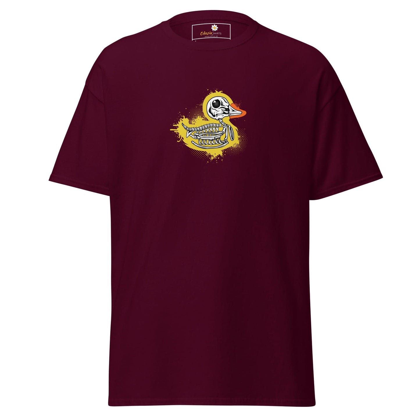 Unisex classic tee - ANIMALS FUN CHICK - REGULAR - Maroon / S