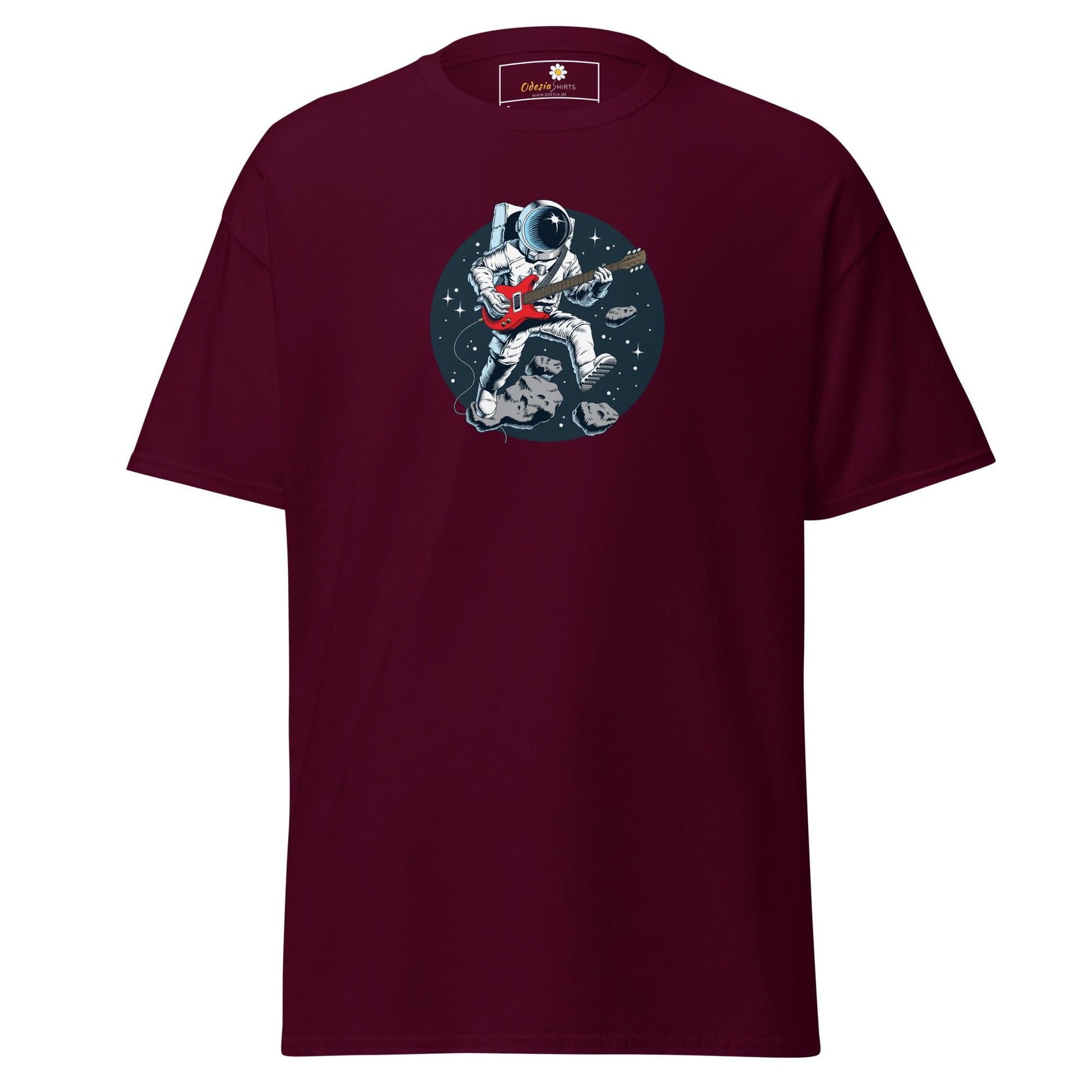 Unisex classic tee - ASTRONAUT MUSIC ROCK - REGULAR - Maroon / S