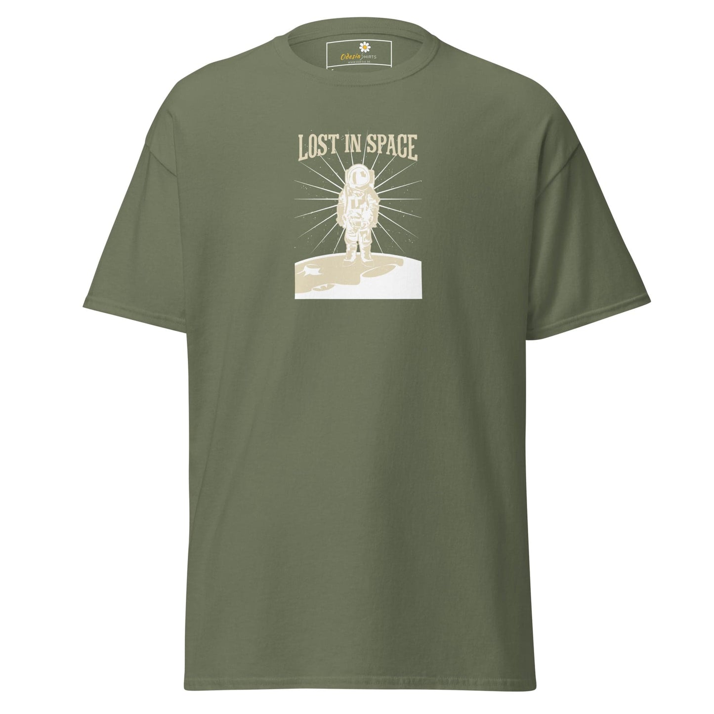 Unisex classic tee - ASTRONAUT LOST IN SPACE - REGULAR - Military Green / S