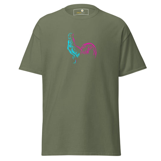 Unisex classic tee - ANIMALS COQ - REGULAR - Military Green / S