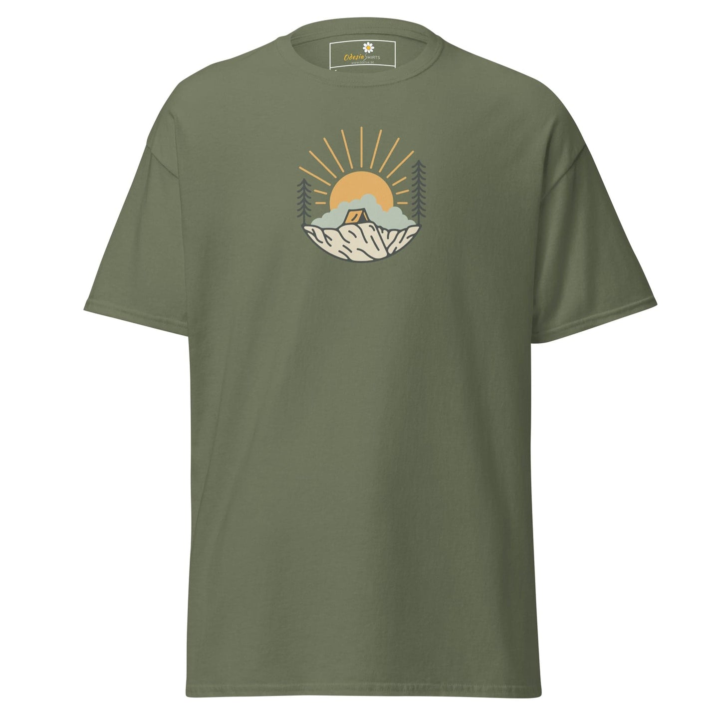Unisex classic tee - MISC SUNNY CIRCLE - REGULAR - Military Green / S