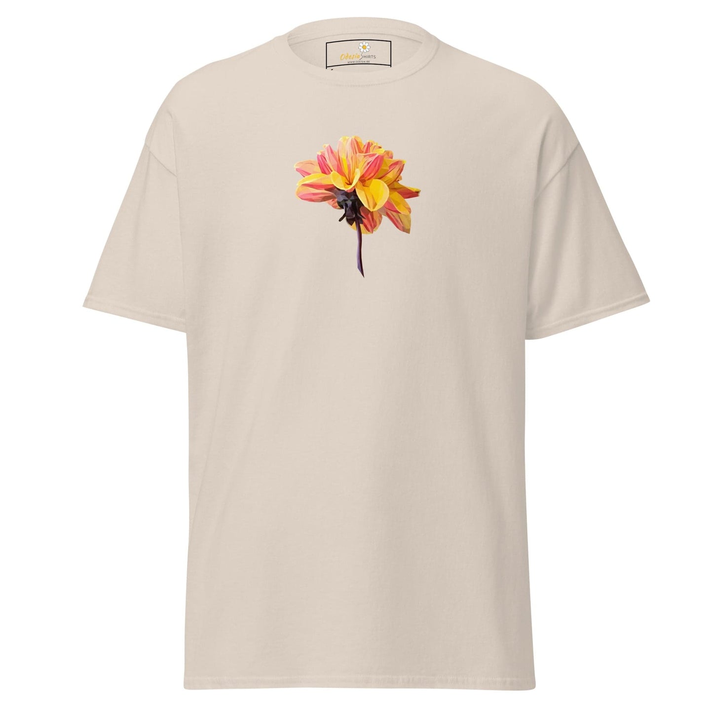 Unisex classic t-shirt - NATURE RED YELLOW FLOWER - REGULAR - Natural / S