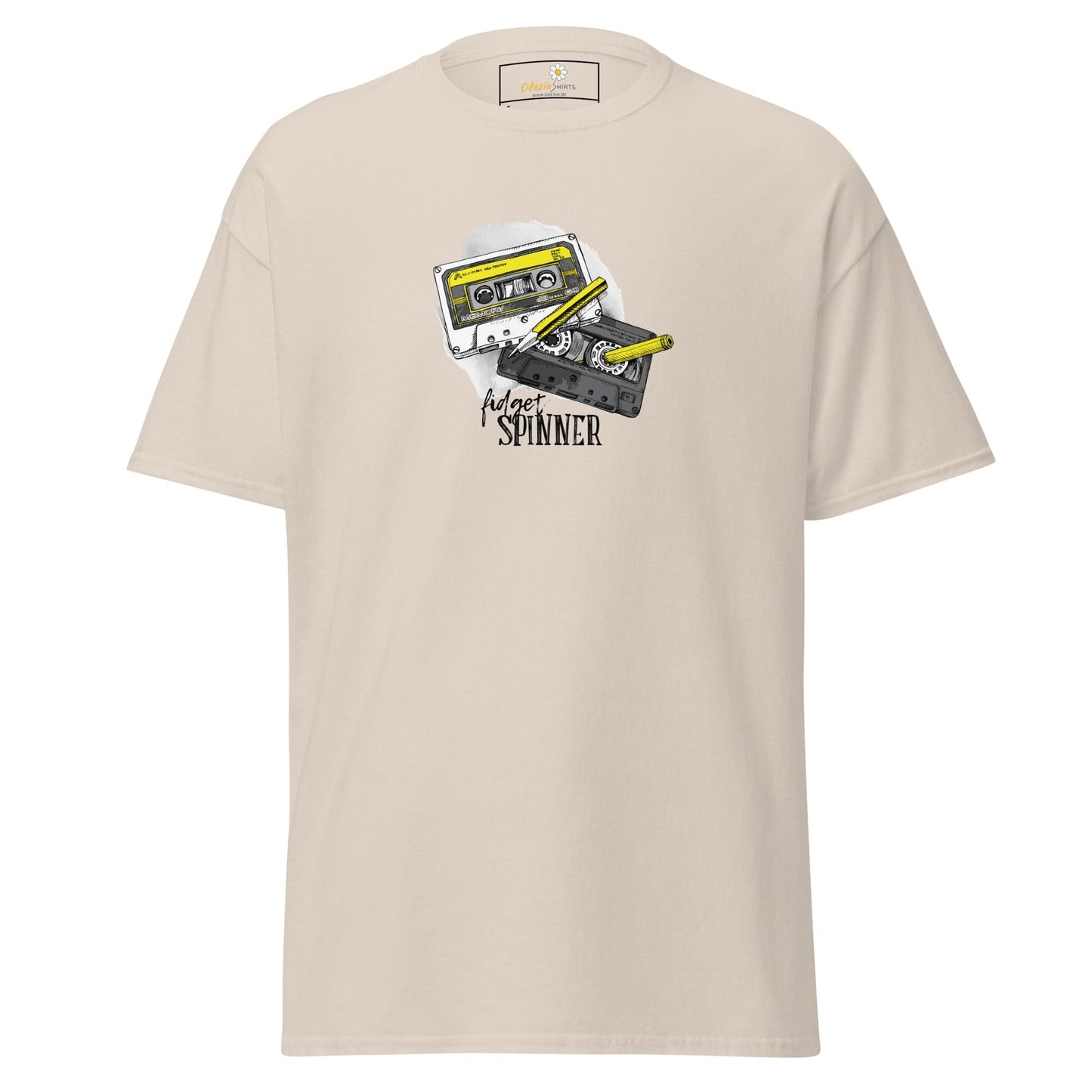 Unisex classic t-shirt - MUSIC TAPE SPINNER - REGULAR - Natural / S