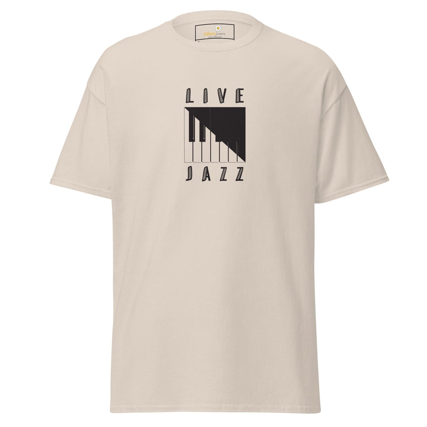 Unisex classic t-shirt - MUSIC LIFE JAZZ - REGULAR - Natural / S