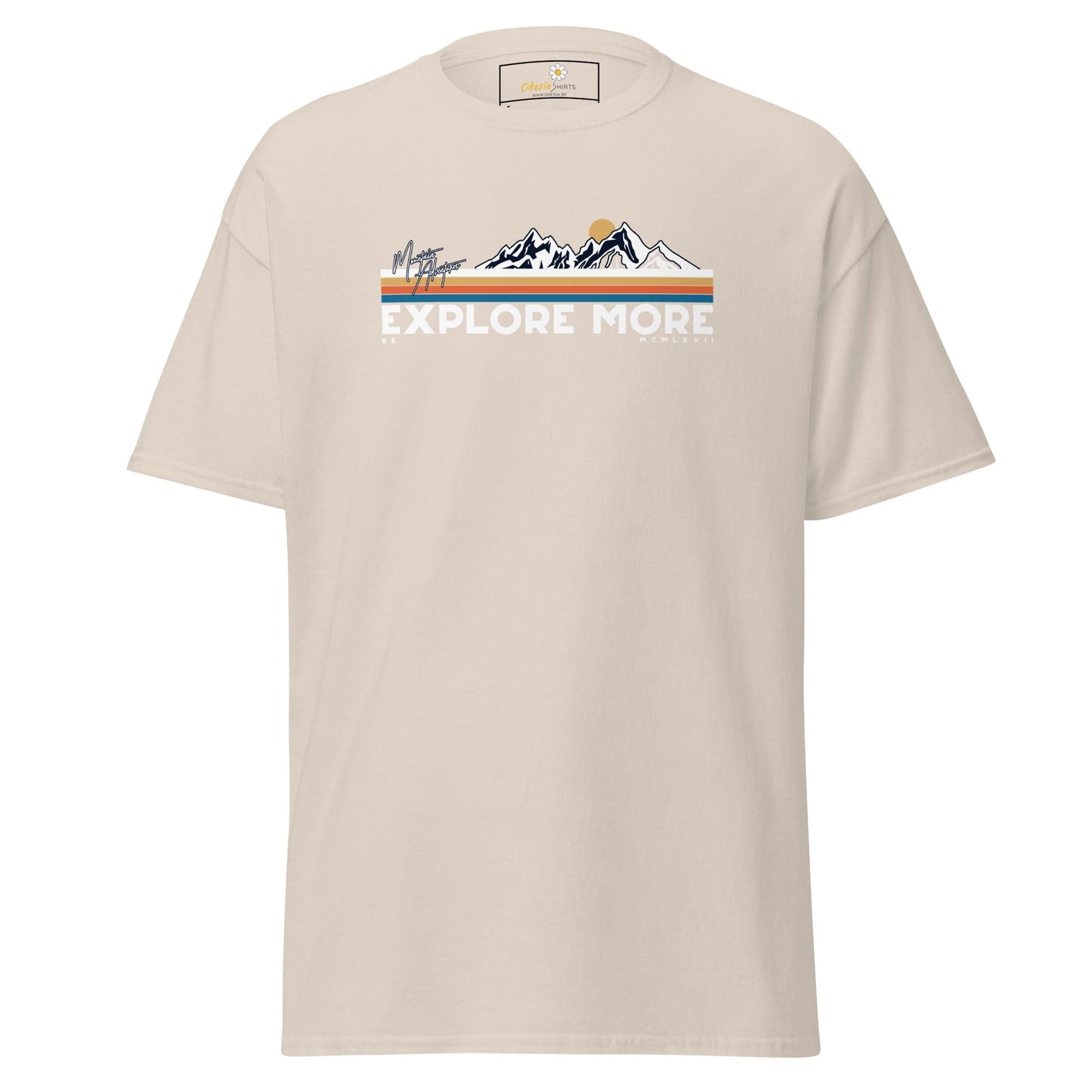 Unisex classic t-shirt - ADVENTURE EXPLORE MORE - REGULAR - Natural / S