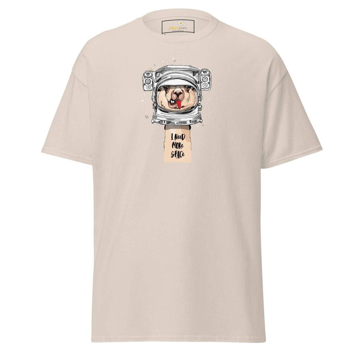 Unisex classic t-shirt - ASTRONAUT FUN LAMA SPACE - REGULAR - Natural / S