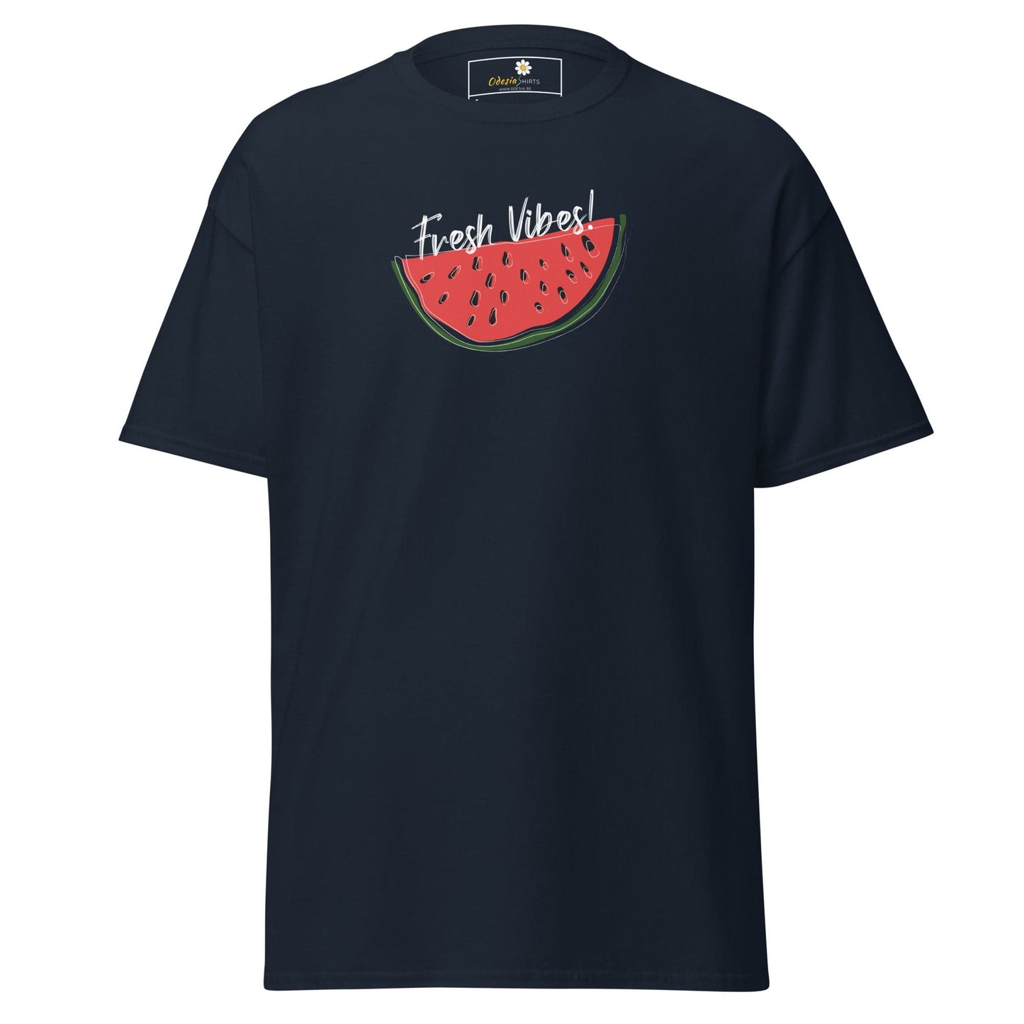 Unisex classic tee - SUMMER FRESH VIBES - REGULAR - Navy / S