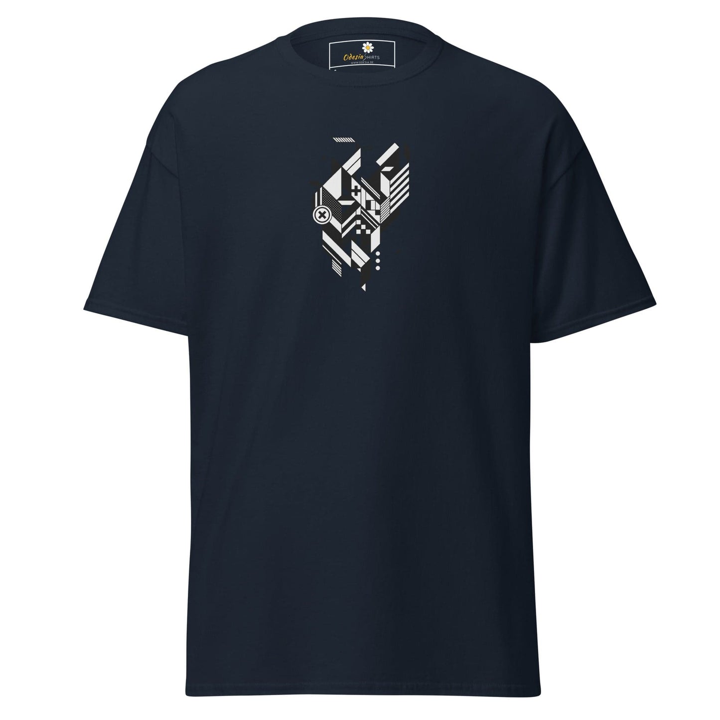 Unisex classic tee - ABSTRACT FIGURE - REGULAR - Navy / S