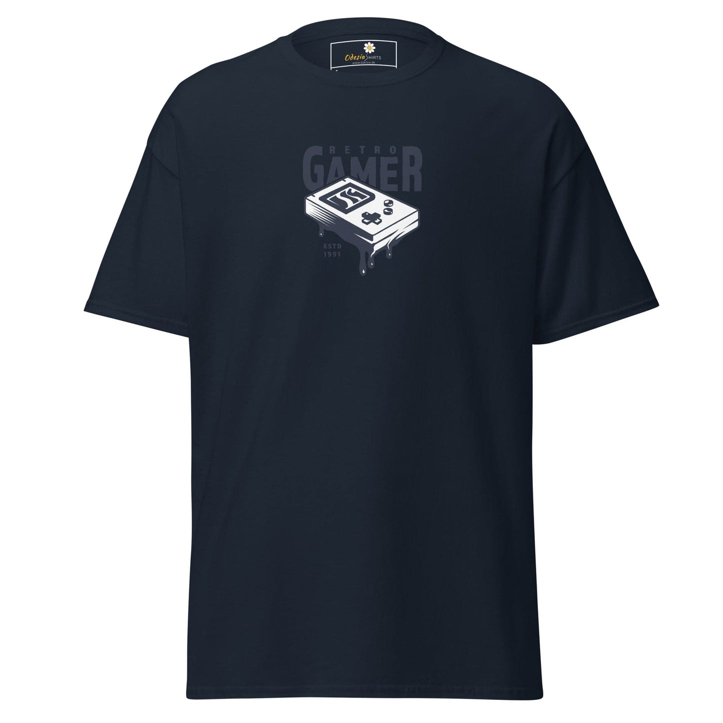 Unisex classic tee - IT RETRO GAMER - REGULAR - Navy / S