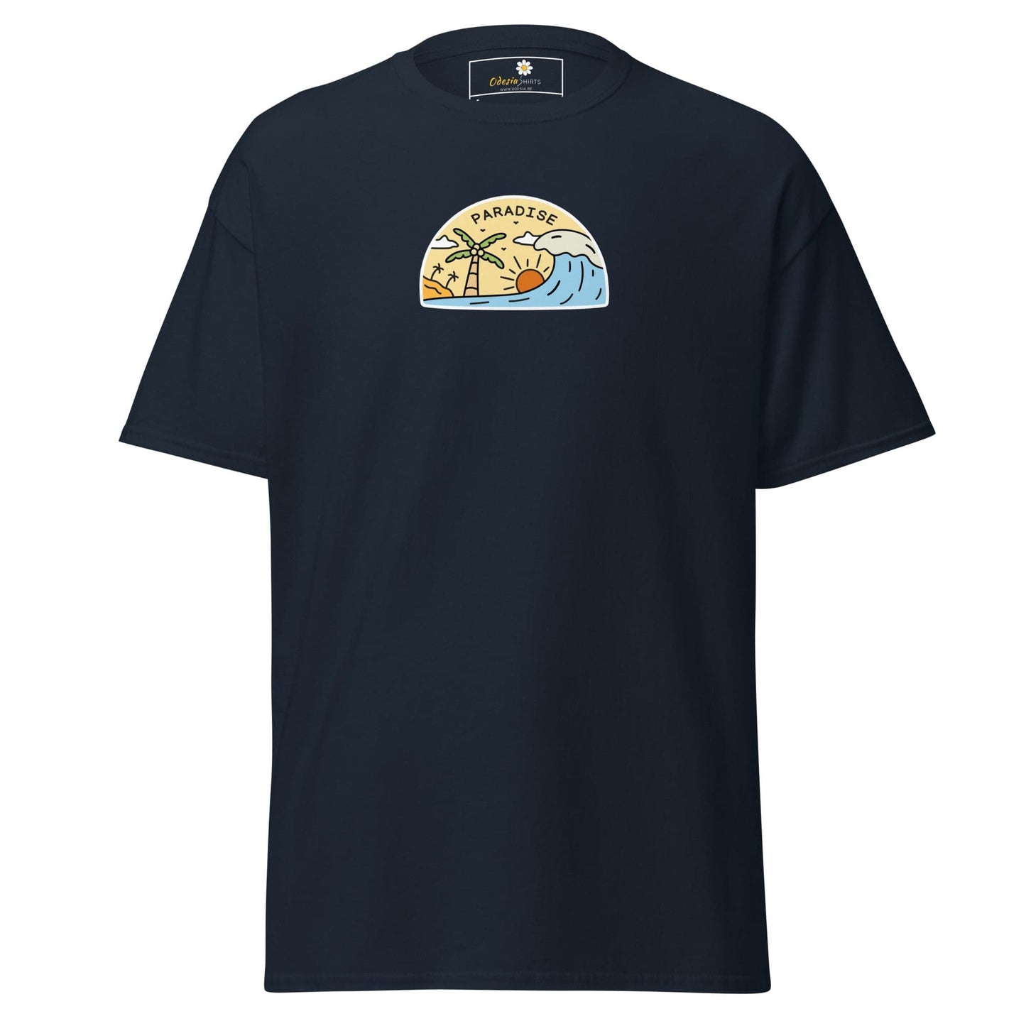 Unisex classic tee - SUMMER ISLAND PARADISE - REGULAR - Navy / S