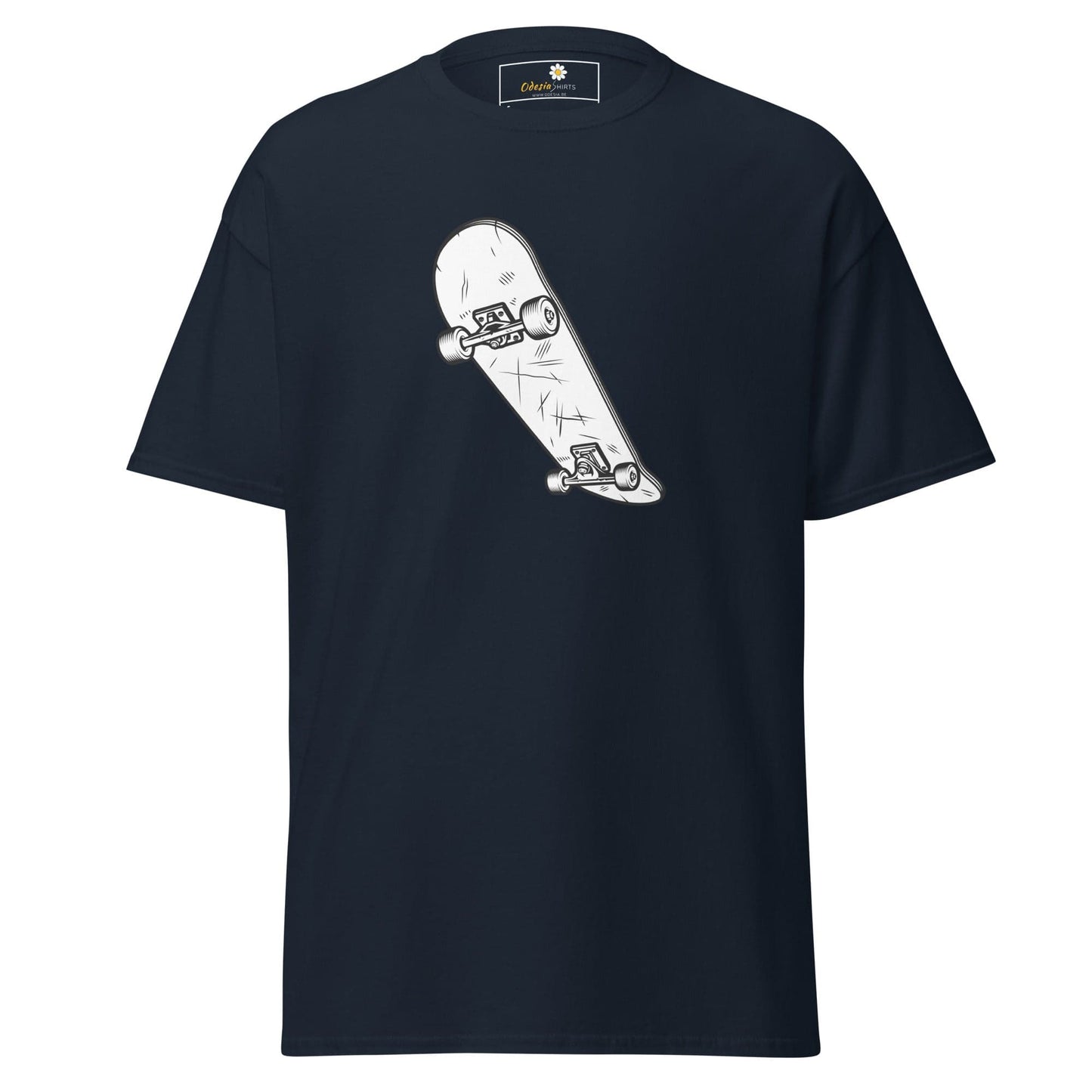 Unisex classic t-shirt - SPORT SKATEBOARD - REGULAR - Navy / S