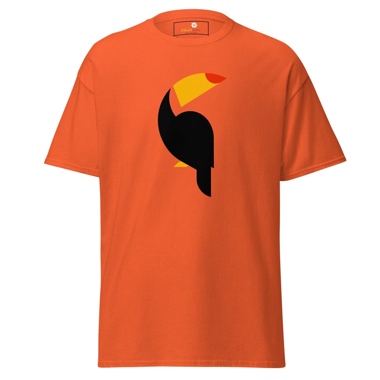 Unisex classic t-shirt - WILD LIFE TOUCAN - REGULAR - Orange / S