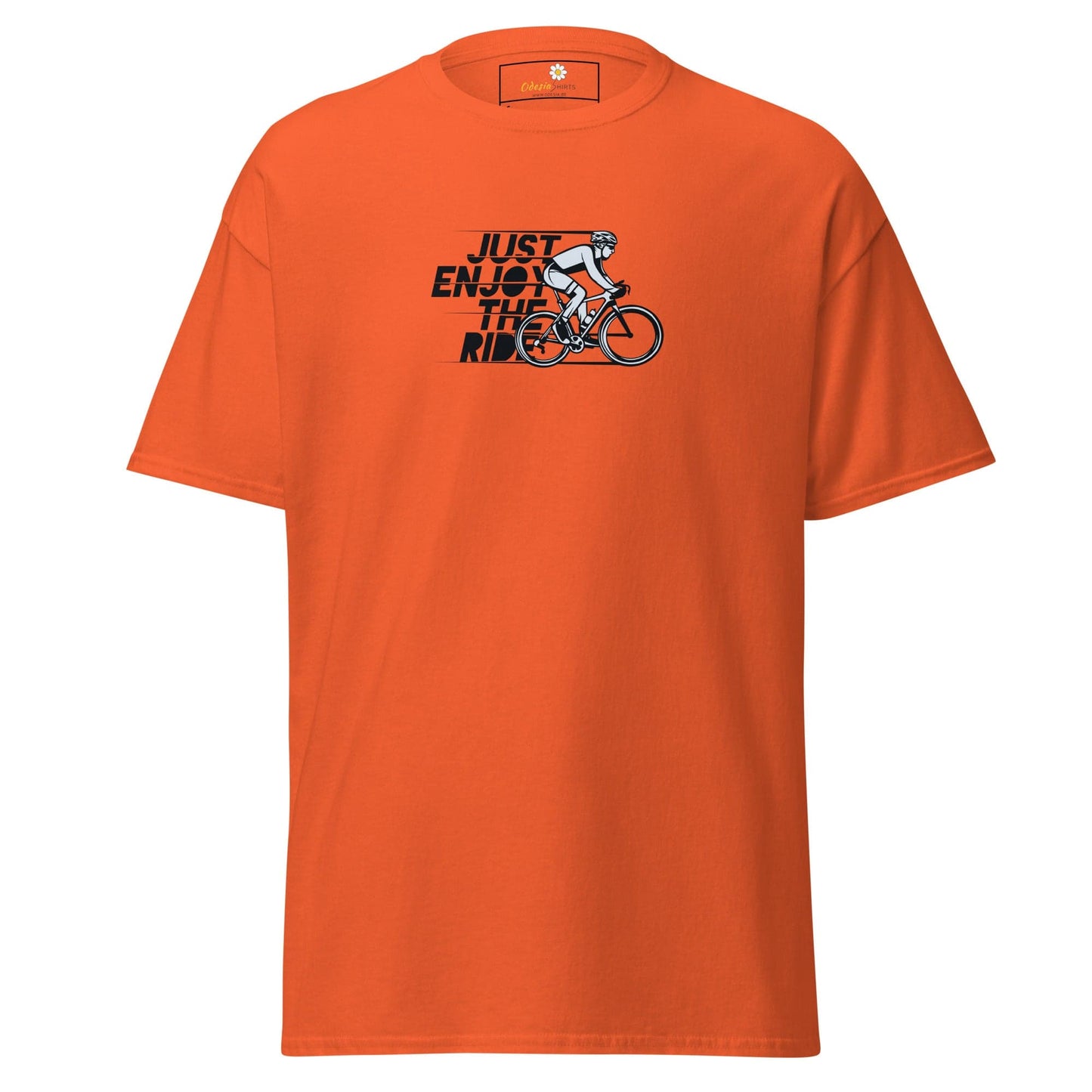 Unisex classic tee - SPORT ENJOY THE RIDE - REGULAR - Orange / S