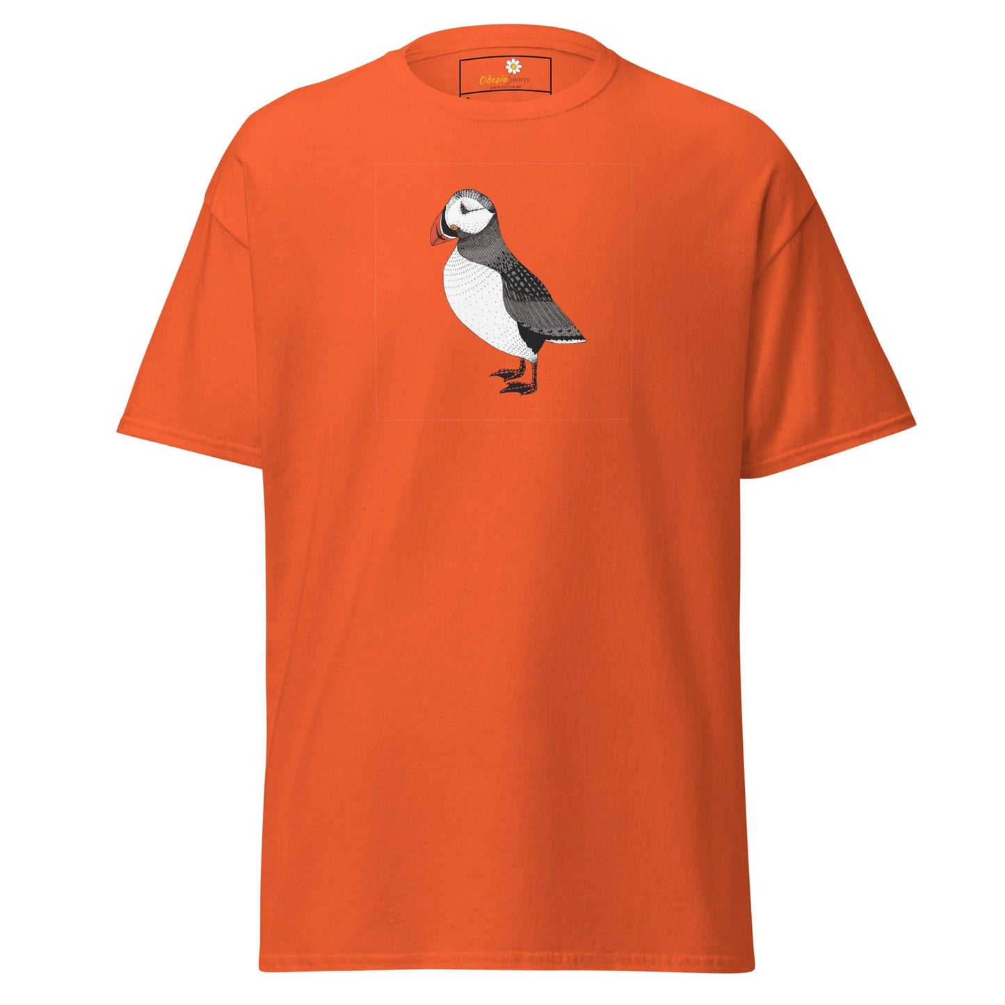 Unisex classic tee - WILD LIFE WALKING BIRD - REGULAR - Orange / S