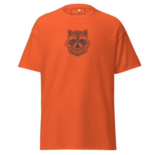 Unisex classic tee - WILD LIFE RACCOON - REGULAR - Orange / S